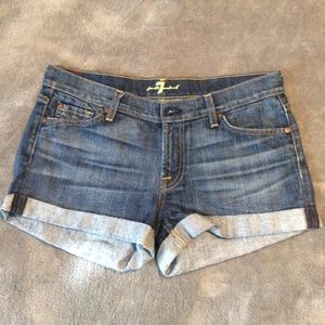 7 For All Man Kind  Jean Shorts (8)